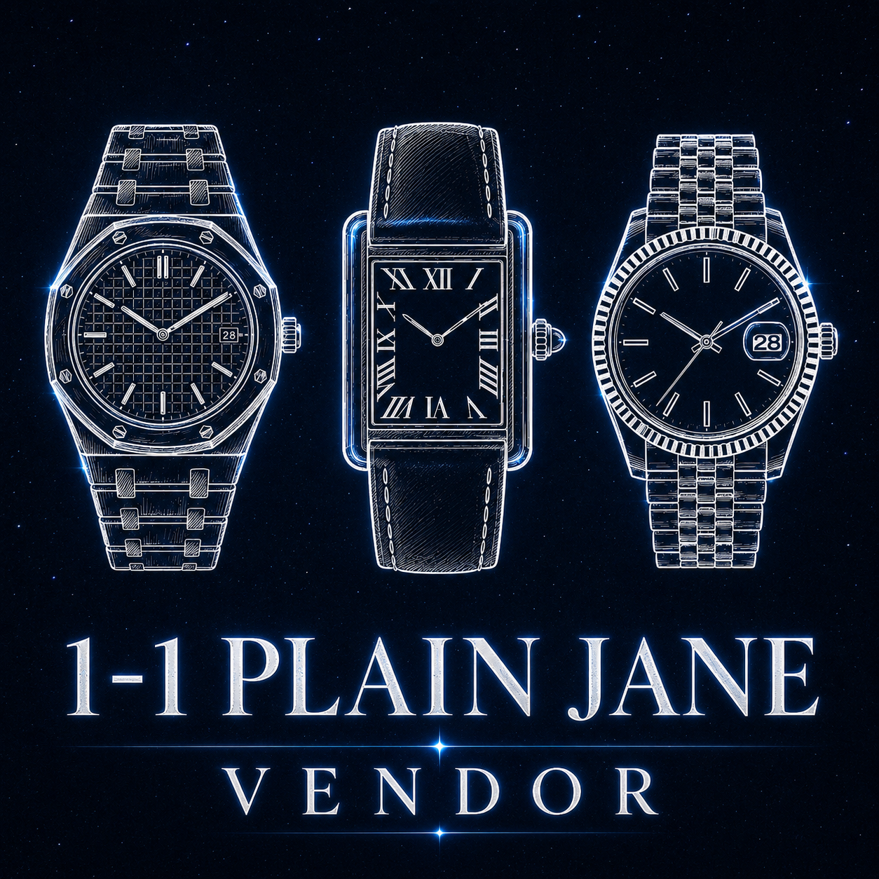 1-1 Plain Janes Watch Vendors